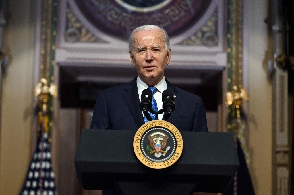 La Cámara de Representantes de Estados Unidos votó el miércoles para autorizar formalmente su actual investigación de juicio político contra el presidente Joe Biden. Foto Afp
