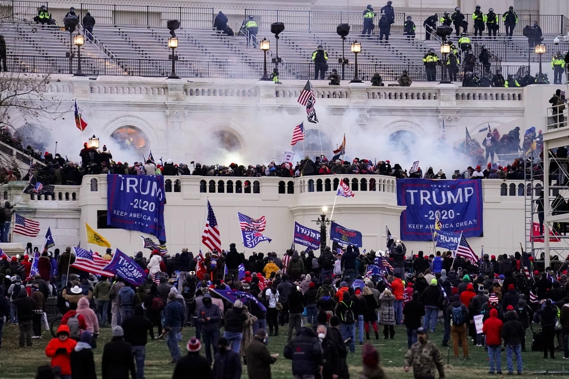 Asalto al Capitolio el 6 de enero de 2021 en Washington. Foto Ap