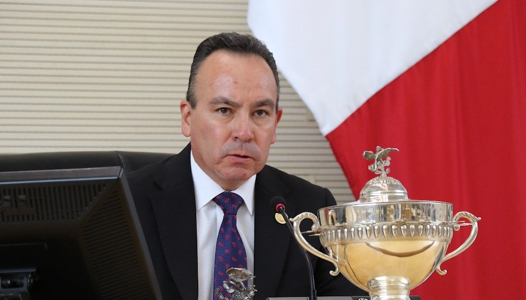 El presidente de la Mesa Directiva del Congreso, el diputado panista Bricio Balderas Álvarez, no detectó que la notificación del Senado estaba en el “spam” del correo institucional. Foto Carlos García