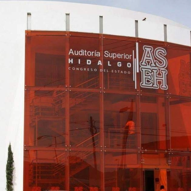 Fachada de la Auditoría Superior del Estado de Hidalgo. Foto 'La Jornada'