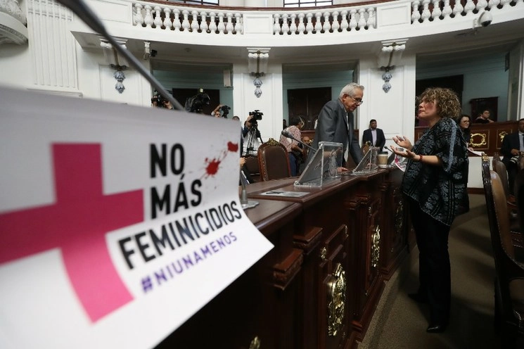 Diputados durante la sesión en el Congreso de la Ciudad de Mexico, el pasado 18 de febrero. Foto Yazmín Ortega Cortés