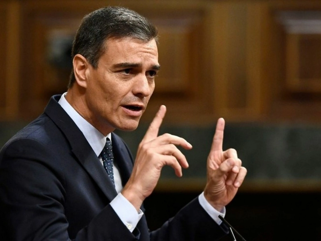 El primer ministro español, Pedro Sánchez, en el Palacio de Moncloa en España. Foto Afp / Archivo

