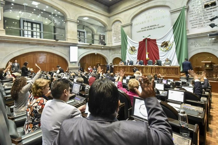 Las sesiones plenarias en el Congreso del Estado de México se realizarán a puerta cerrada. Foto @Legismex