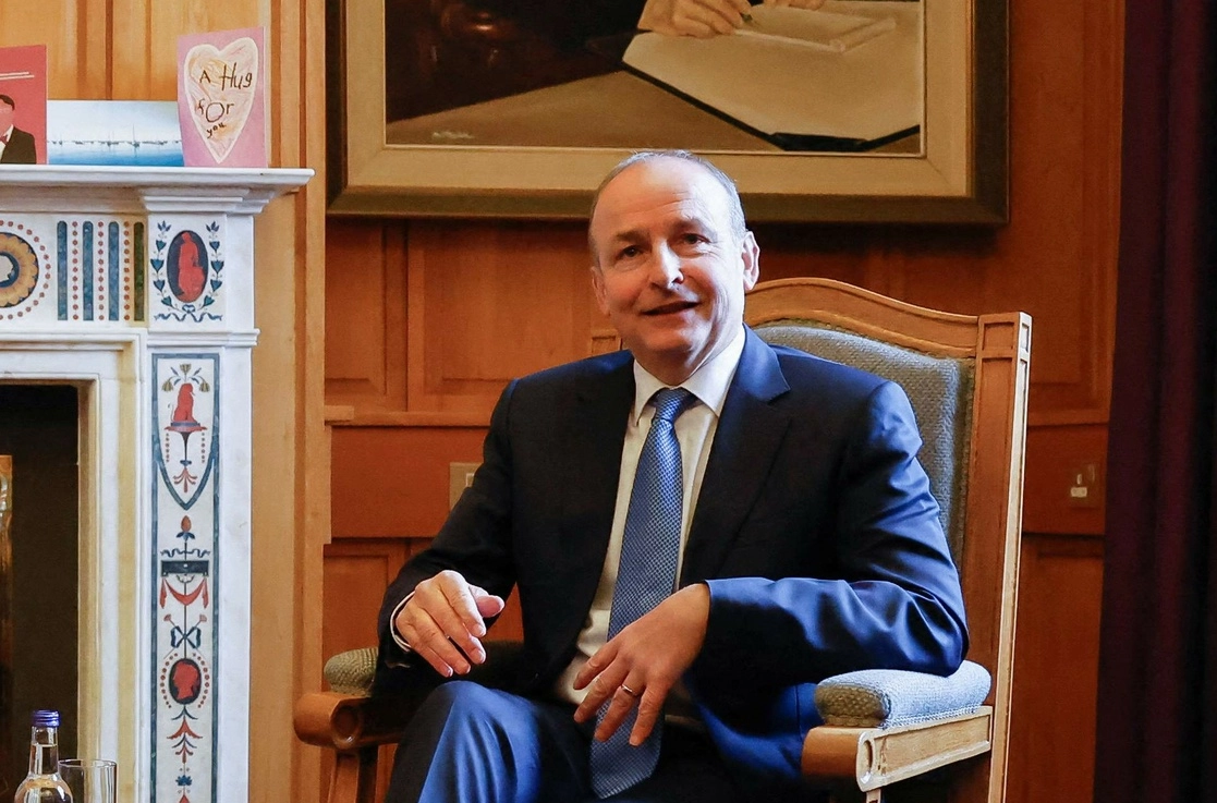 El primer ministro irlandés, Micheal Martin, en imagen del 1 de diciembre pasado en Dublín. Foto Afp 