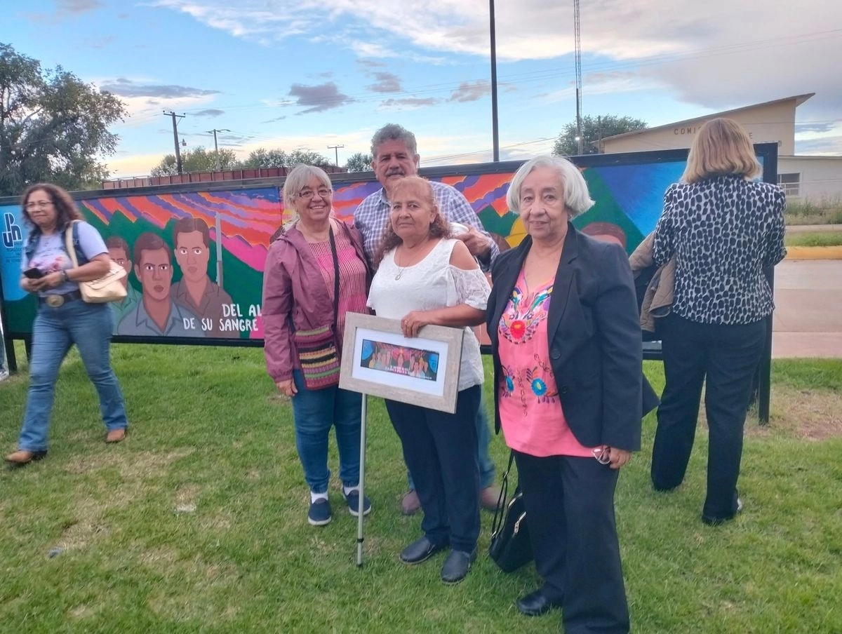 Hijos de quienes pertenecieran a la Liga Comunista 23 de septiembre conmemoraron 60 años del asalto al cuartel de Madera, Chihuahua. Foto 