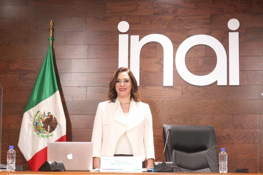 Blanca Lilia Ibarra Cadena, presidenta del INAI. Foto tomada del Twitter del @INAImexico
