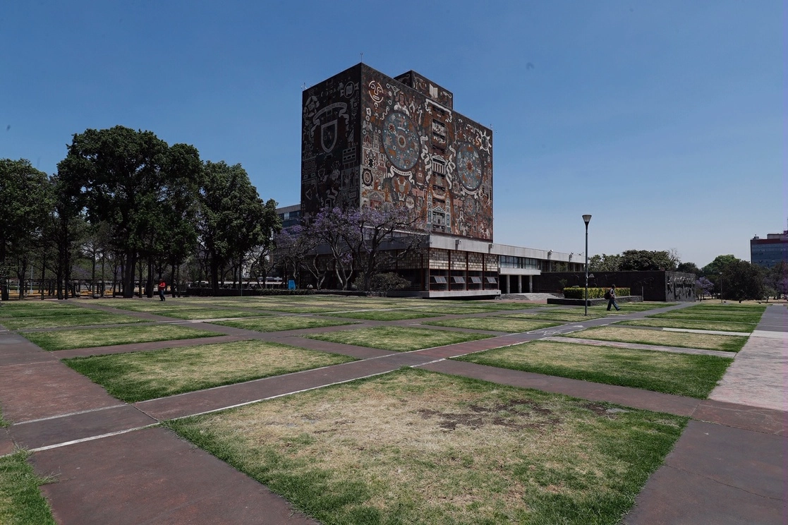 La Biblioteca Central de la UNAM en Ciudad Universitaria. Foto Cristina Rodríguez / Archivo