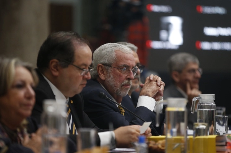 Sesión del Consejo Universitario de la UNAM en el Palacio de la Escuela de Medicina, en la Ciudad de México, el 11 de agosto de 2023. Foto José Antonio López

