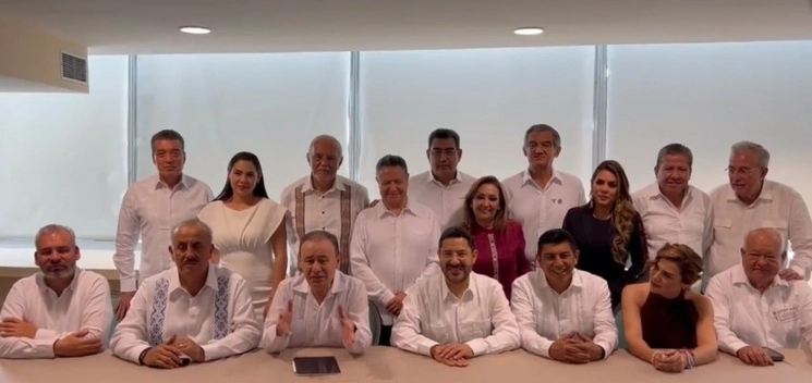Gobernadores de la 4T. Foto tomada de redes sociales