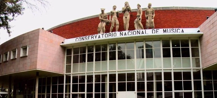 Fachada del Conservatorio Nacional de Música.