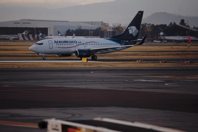 Aeronave de Aeroméxico en imagen de archivo. Foto Cristina Rodríguez 
