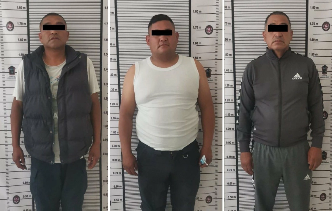 La fiscalía difundió imágenes de los agentes investigados.
