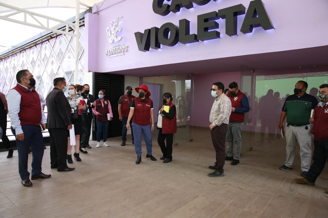 La alcaldía Venustiano Carranza invierte 11 millones de pesos en la construcción de la Casa Violeta para atender a mujeres víctimas de violencia. Foto alcaldía