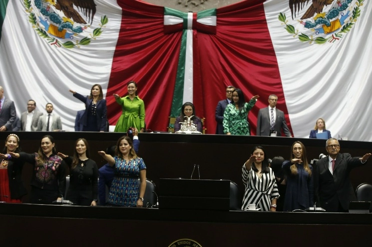Toma de protesta de la Mesa Directiva de la Cámara de Diputados, el 31 de agosto de 2023. Foto José Antonio López
