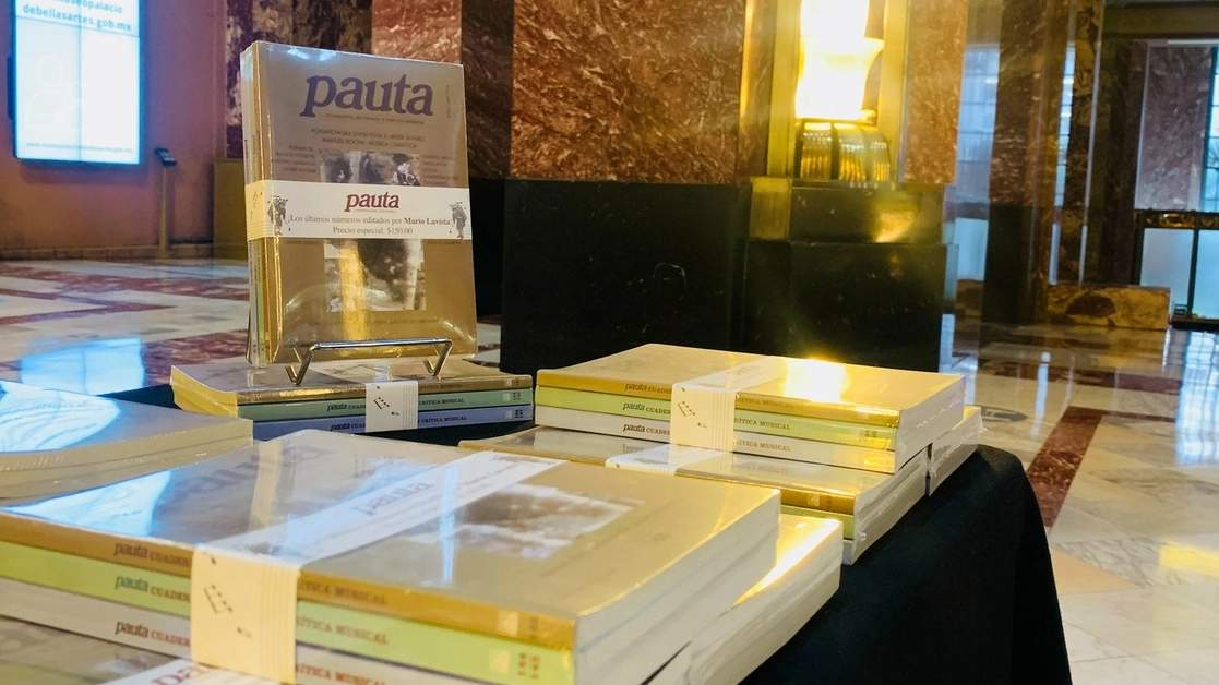 Desde el nacimiento de 'Pauta', en enero de 1982, ésta ocupó gran parte de la atención y el quehacer del compositor Mario Lavista. Imagen tomada de Twitter @bellasartesinba
