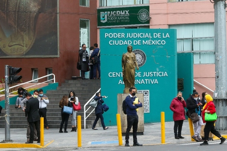 Instalaciones del Poder Judicial de la Ciudad de México. Foto Cuartoscuro /Archivo
