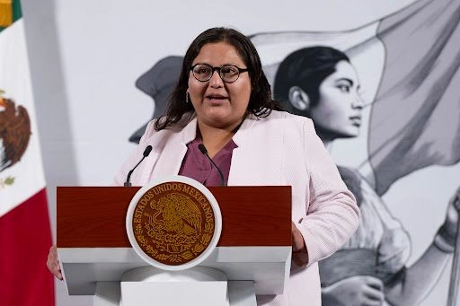 En la mañanera del pueblo, la secretaria de las Mujeres, Citlalli Hernández, detalló las acciones que se realizarán a favor de este sector. Foto 