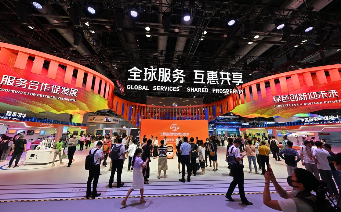 La Feria Internacional de Comercio de Servicios de China 2022 cuenta con una participación de unas 400 empresas de la lista Global Fortune 500 y empresas líderes en sus respectivas industrias. Foto Xinhua