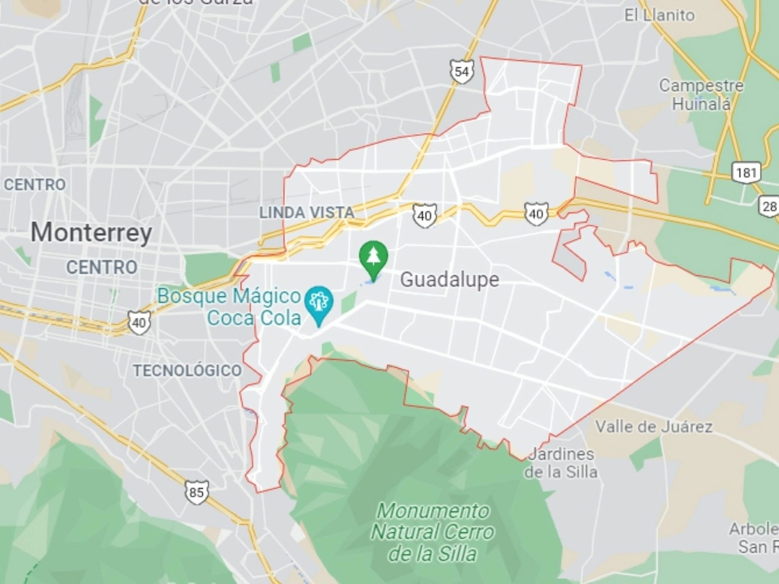 El incendio ocurrió en una bodega de materiales reciclables en el municipio metropolitano de Guadalupe, en Monterrey, Nuevo León. Imagen tomada de Google Maps