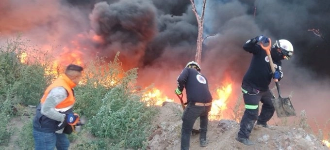 Bomberos de la CDMX acudieron al sitio a sofocar el siniestro. Foto tomada de la cuenta de 'X' @SGIRPC_CDMX