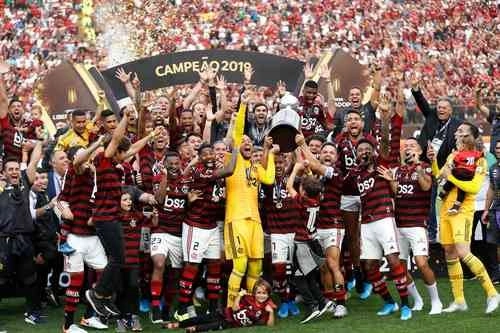 Flamengo conquistó su segunda Copa Libertadores en noviembre dela año pasado. Foto Afp/ Archivo