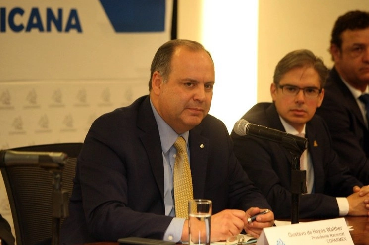 Gustavo de Hoyos, presidente de Coparmex. Foto Jesús Villaseca / Archivo
