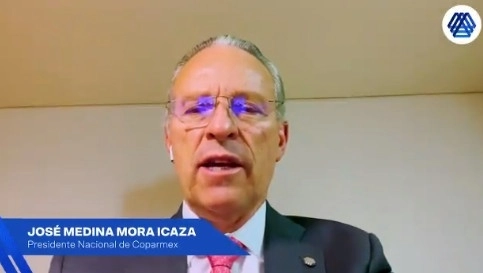 José Medina Mora Icaza, presidente de Coparmex. Foto @Coparmex