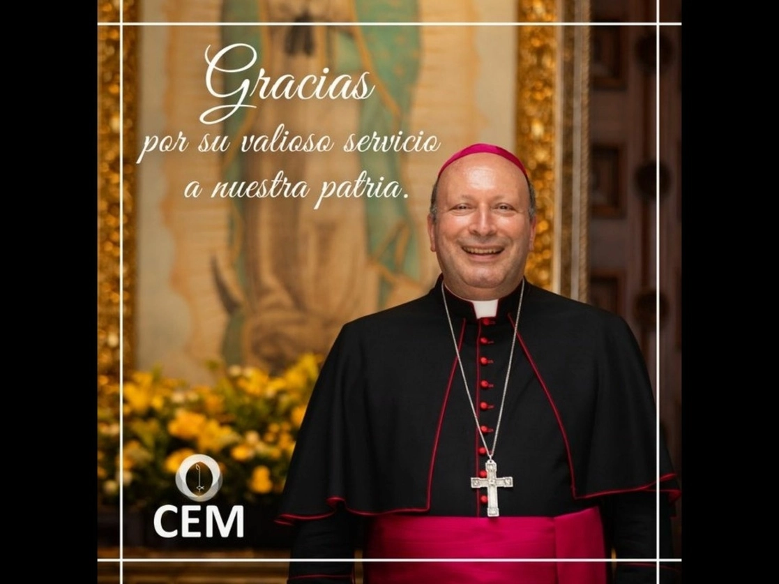 Coppola explicó que llegará a Bélgica a mediados de enero, luego de que en Roma reporte el trabajo realizado en México. Imagen tomada del Twitter de @IglesiaMexico