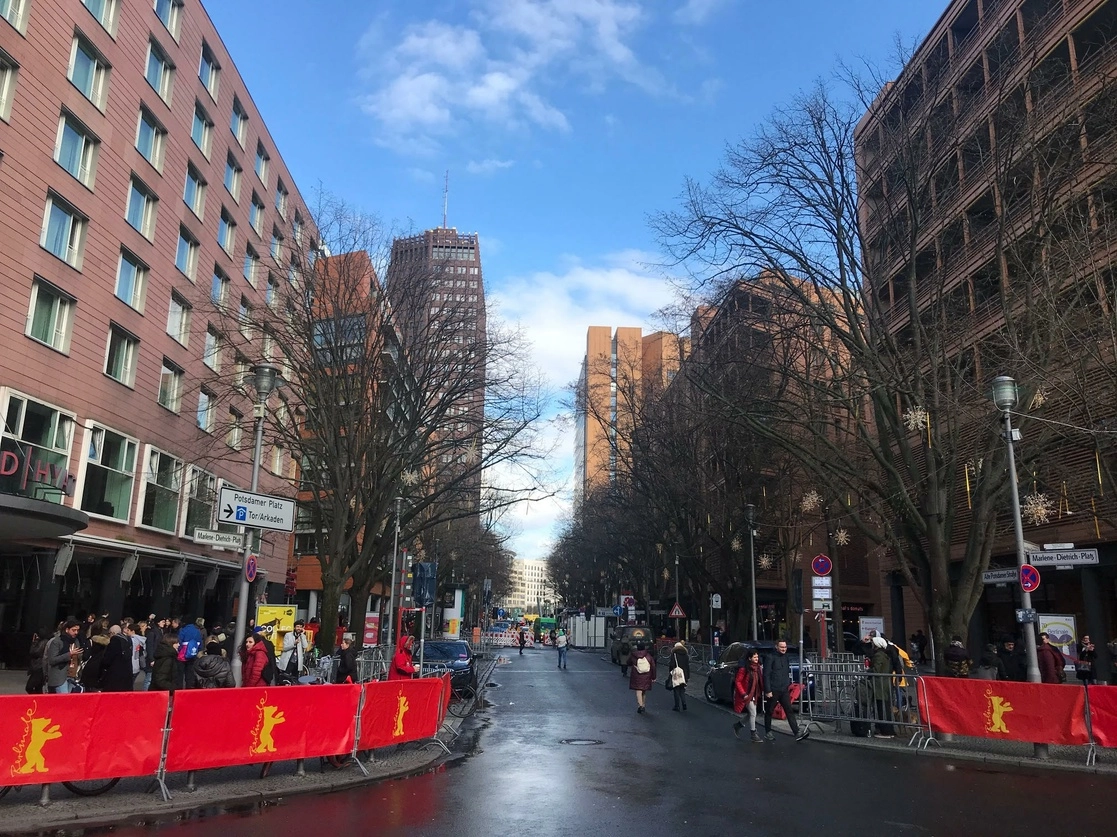La Potsdamer Platz, en la capital alemana, es el espacio donde se desarrolla La Berlinale. Foto Alia Lira Hartmann