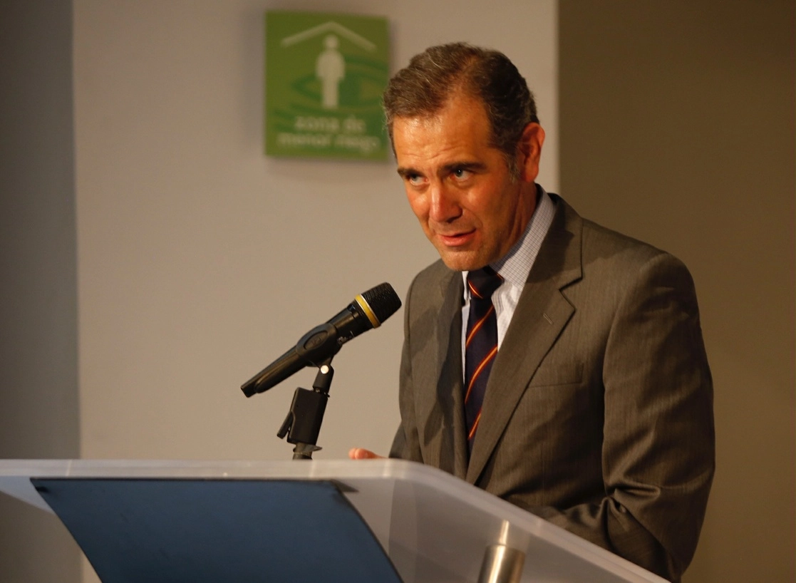 Lorenzo Córdova, consejero presidente del INE. Foto Guillermo Sologuren