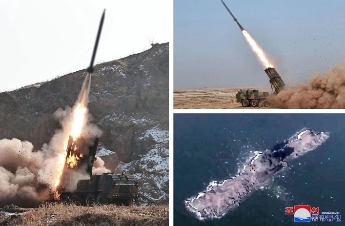 La Jornada - Corea del Norte lanza varios misiles balísticos de corto alcance
