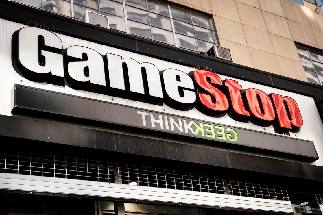 Fachada de una tienda Gamestop en Estados Unidos. Foto Ap
