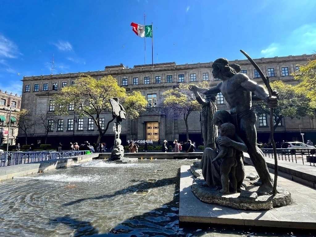 Edificio de la SCJN en el Centro Histórico de la capital mexicana. Foto José Antonio López