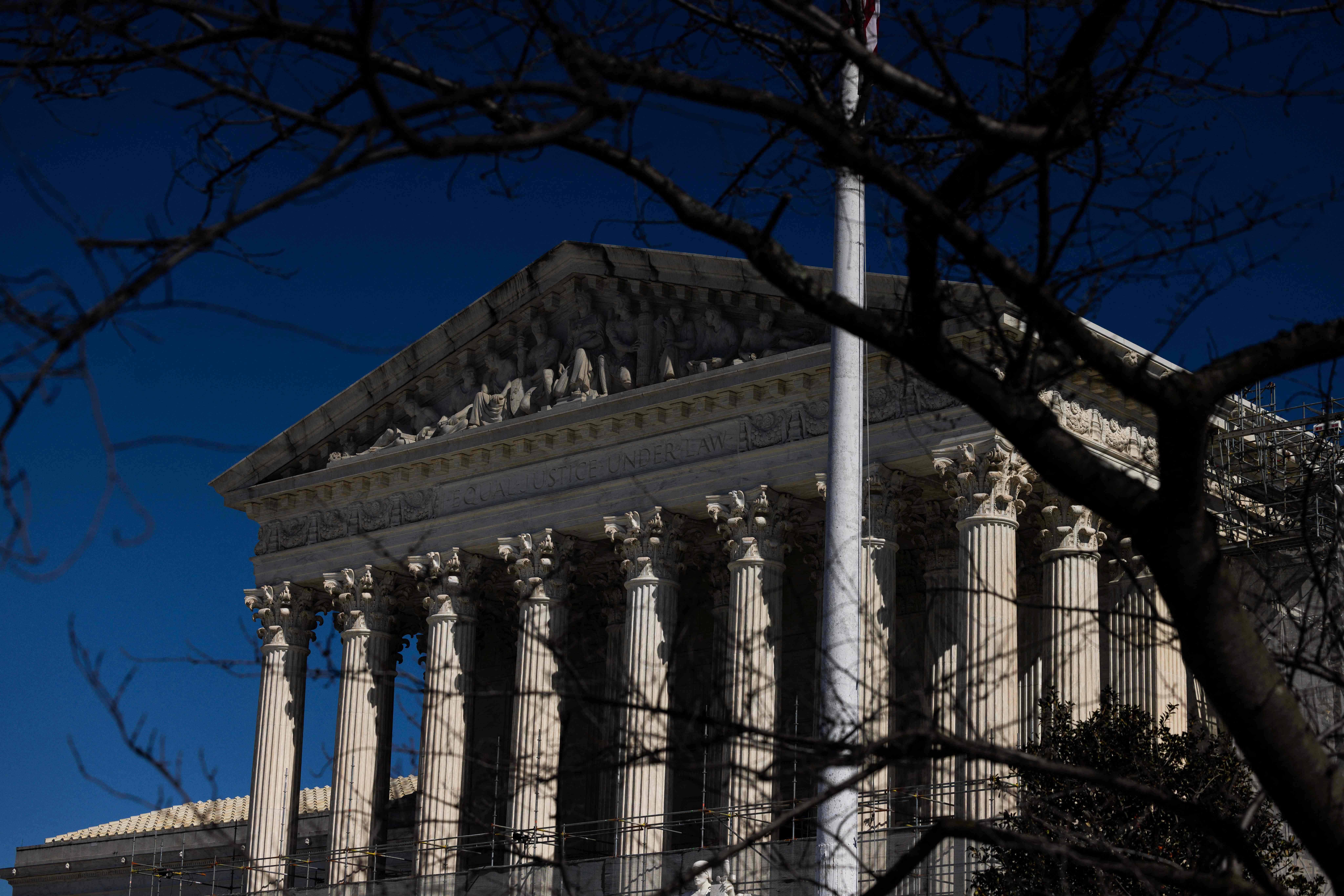 La Corte Suprema de Estados Unidos en Washington, DC, el 2 de marzo de 2025.