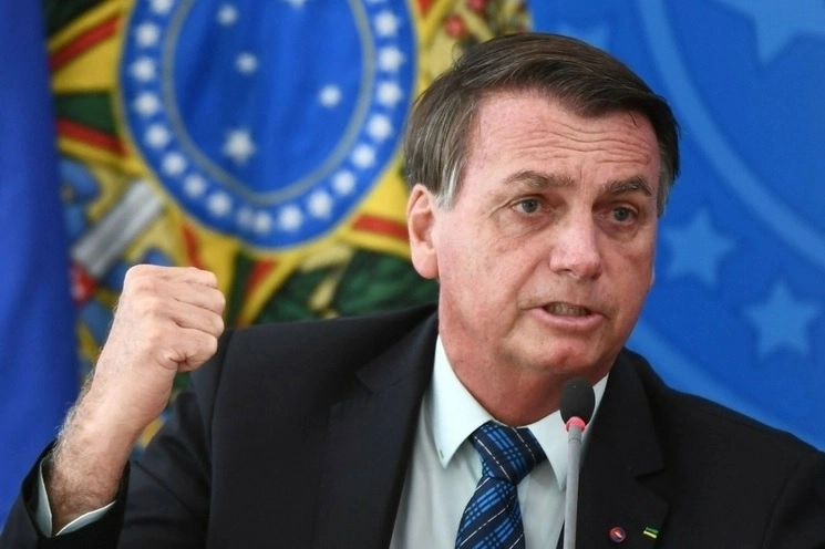 Jair Bolsonaro, ex presidente de Brasil, no demostró adecuadamente que haya sido invitado a la 'toma' de posesión de Donald Trump. Foto   Afp / Archivo