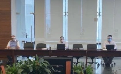 Audiencias remotas del Poder Judicial de la Ciudad de México. Foto @PJCDMX