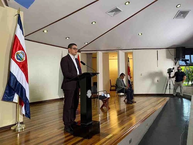 Daniel Salas, Ministro de Salud de Costa Rica. Foto @msaludcr
