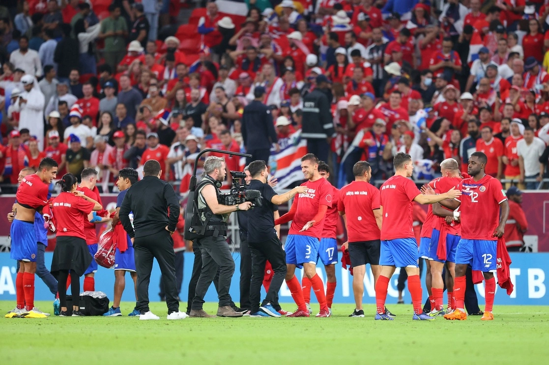 Costa Rica consiguió en repechaje, el último boleto para Qatar 2022 al derortar 1-0 a Nueva Zelanda. Foto Afp