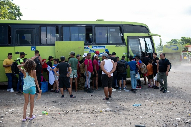 Ciudadanos en Costa Rica en busca de migrar debido a la violencia. Foto Unicef