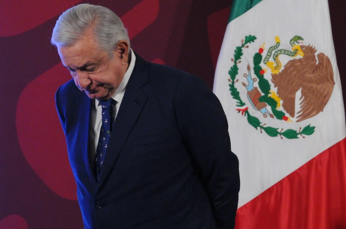 El presidente López Obrador, durante su conferencia matutina de este jueves 6 de octubre. Foto Cuartoscuro