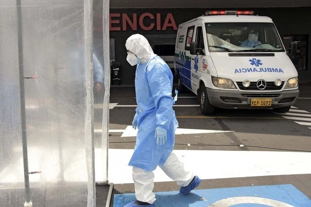 En Ecuador la pandemia del Covid-19 ha ido en escalada. Es uno de los países más afectados. Foto Afp 