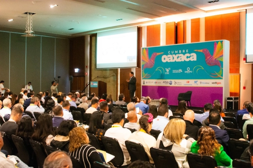 Actividades en la Cumbre de la Onexpo celebrada en Oaxaca. Foto de su perfil de X