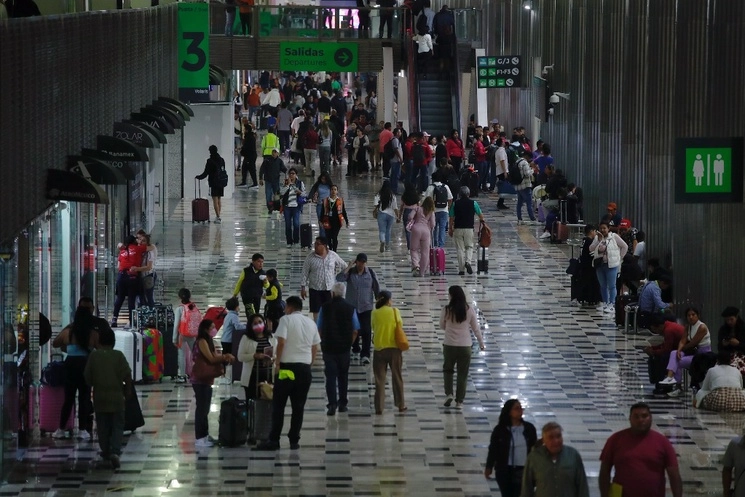 Instalaciones del Aeropuerto Internacional de la Ciudad de México. Foto Cristina Rodríguez / Archivo