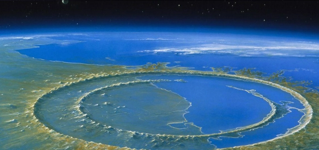 Según investigación, la vida en el cráter de Chicxulub se ha recuperado de forma rápida, tras el impacto del asteroide de 12 km de ancho que hizo un agujero de 180 km de diámetro y cuya potencia ha sido comparada con la de miles de millones de bombas atómicas. Foto Agencia Espacial Mexicana
