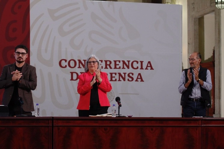La titular de la Secretaría de Economía (al centro) en imagen de archivo. Foto Cristina Rodríguez