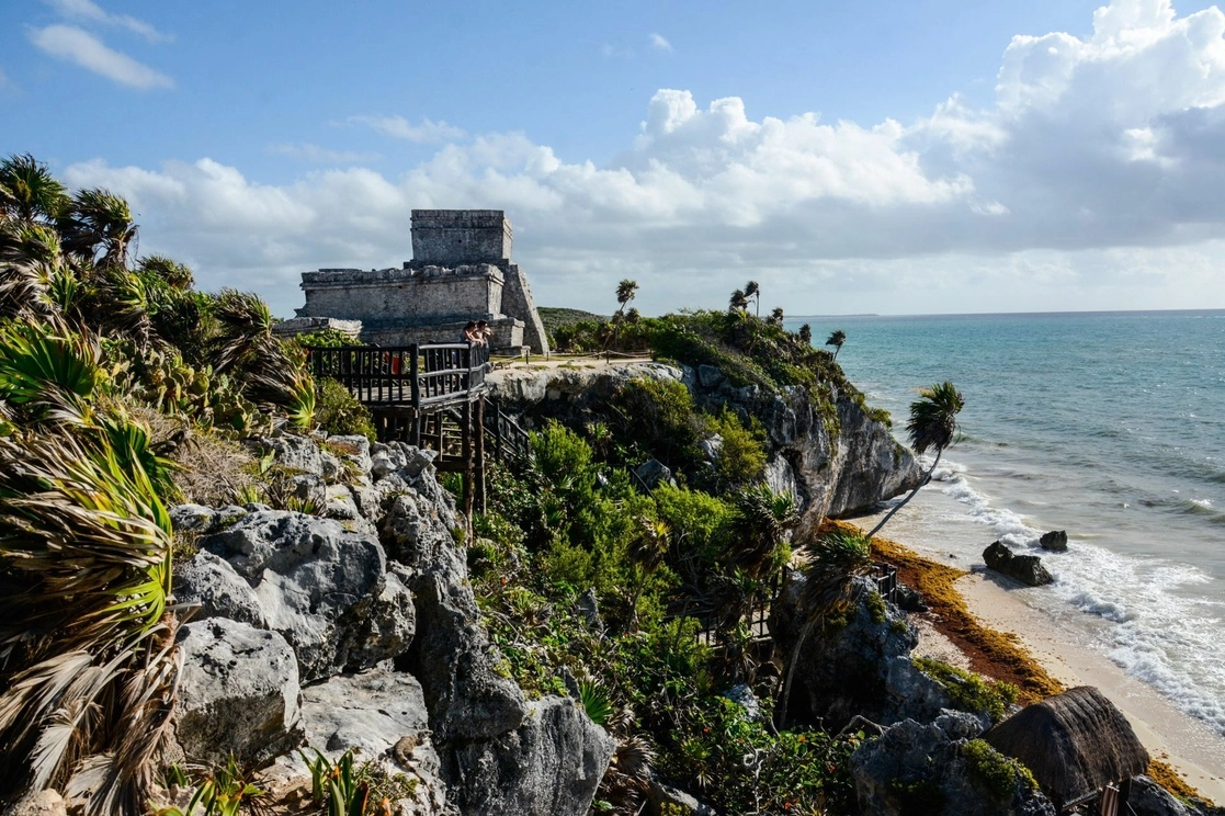 Vista aérea de Tulum, Quintana Roo. Foto Cuartoscuro / Archivo