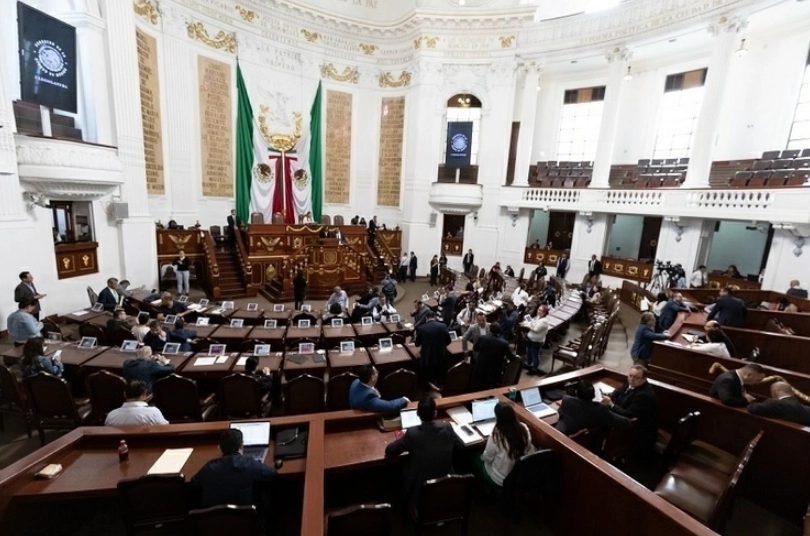 El Salón del Pleno del Congreso de la Ciudad de México. Foto Víctor Camacho / Archivo