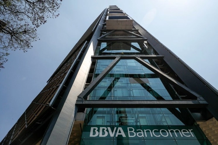 Torre BBVA Bancomer en la Ciudad de México. Foto Alfredo Domínguez / Archivo