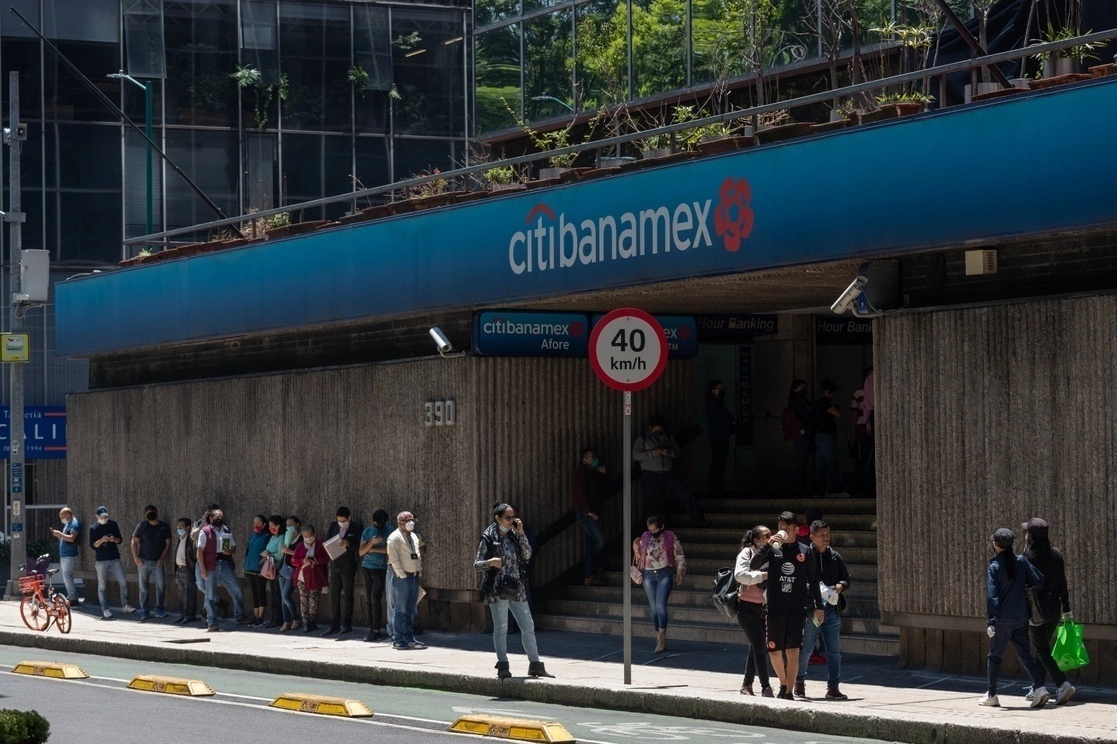 Sucursal de Citibanamex. Foto Pablo Ramos / Archivo
