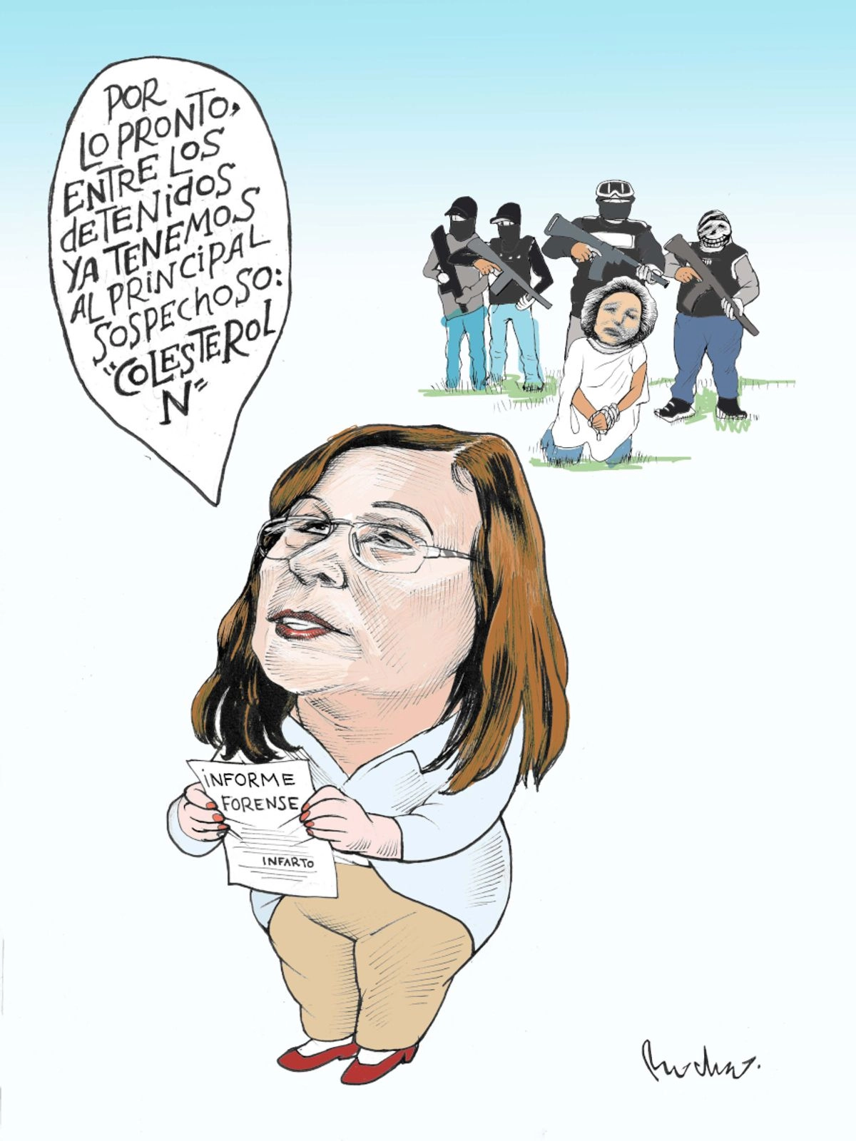 Crimen y química sanguínea 